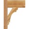 Ekena Millwork Olympic Block Rough Sawn Outlooker, Western Red Cedar, 6"W x 12"D x 16"H OUT06X12X16OLY05RWR - alternate 3